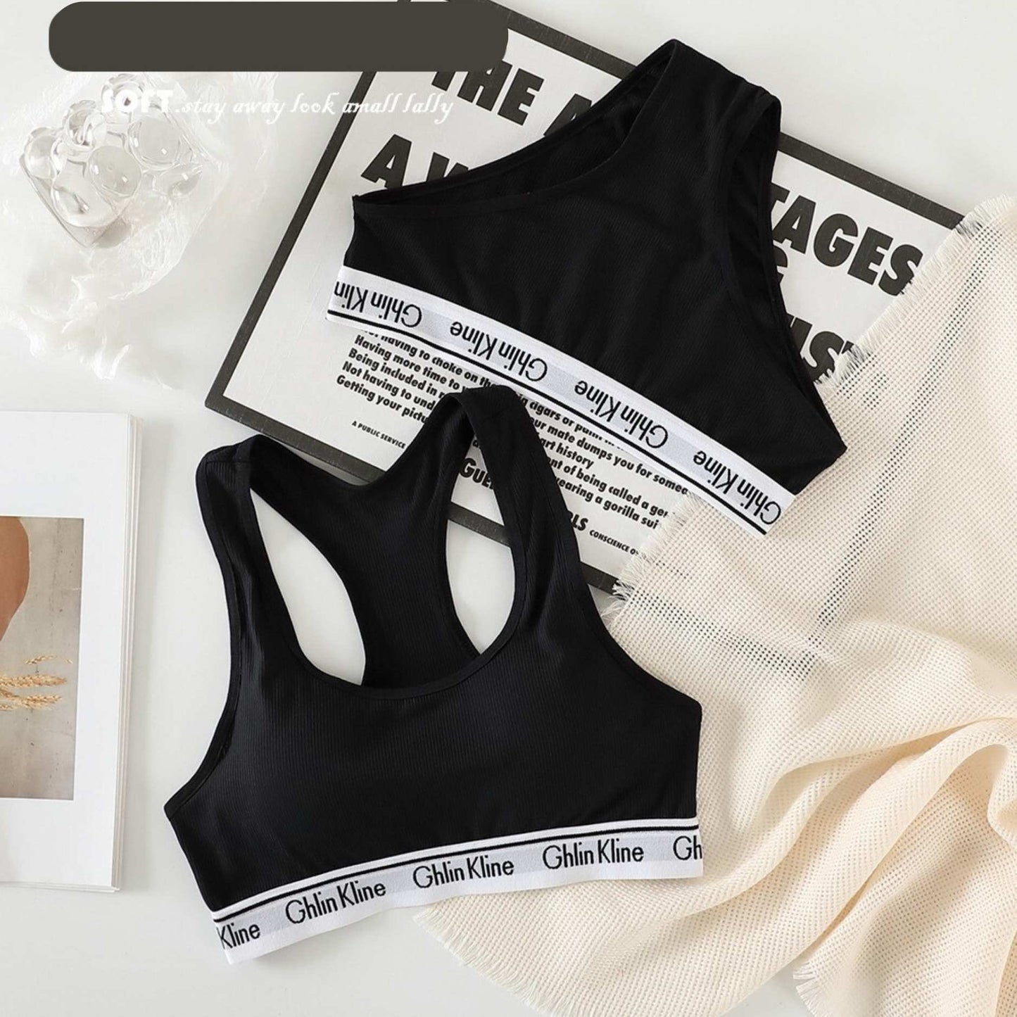 Sport bra and panty set for women soft luxurious and comfortable cotton material