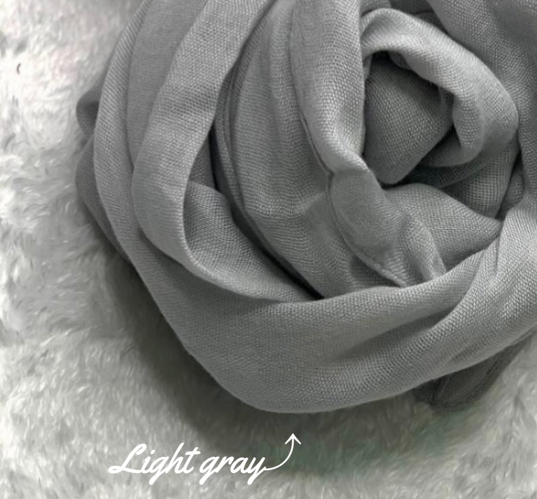 Cold Gray Scarf