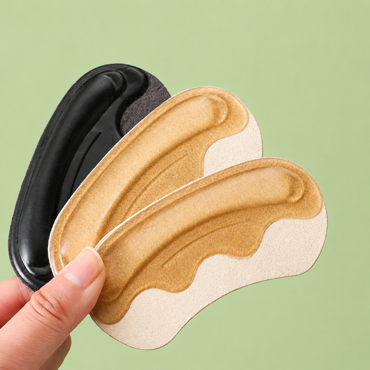2Pcs Silicone Adhesive Non-slip Shoe Pads Shoes Backs Heel Sticker Heel Protector Adjust Size Pain Relief Foot Care Inserts