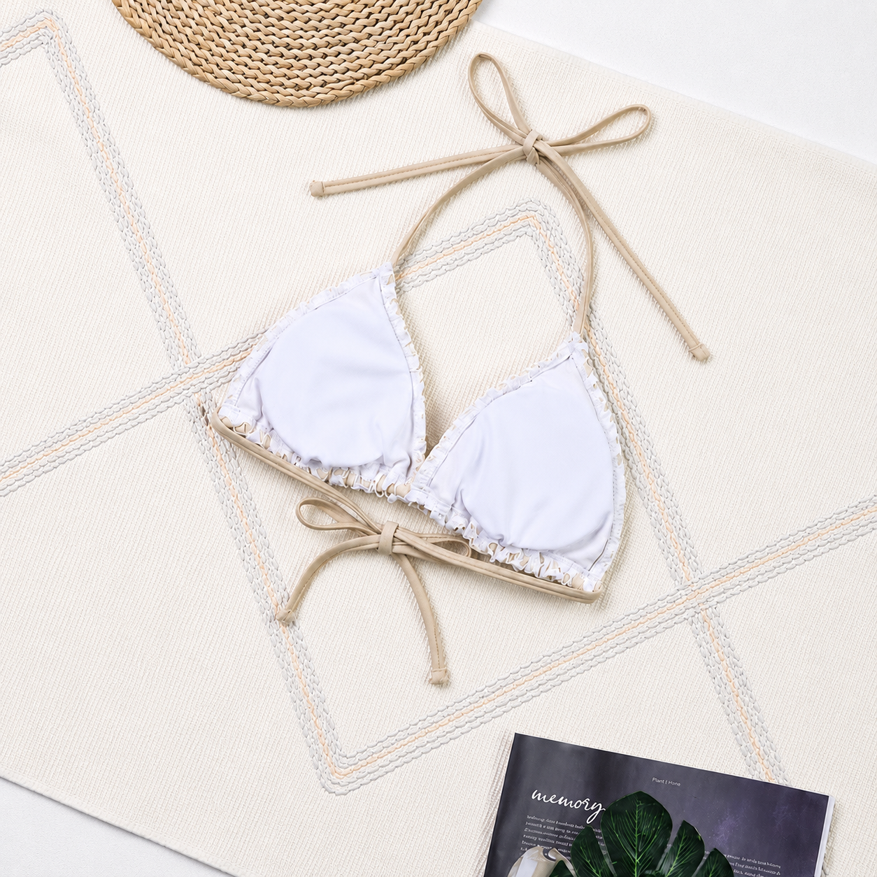 Women Sexy Lingerie Bikini Halter Neck Bra Swimwear Summer Beachwear Top