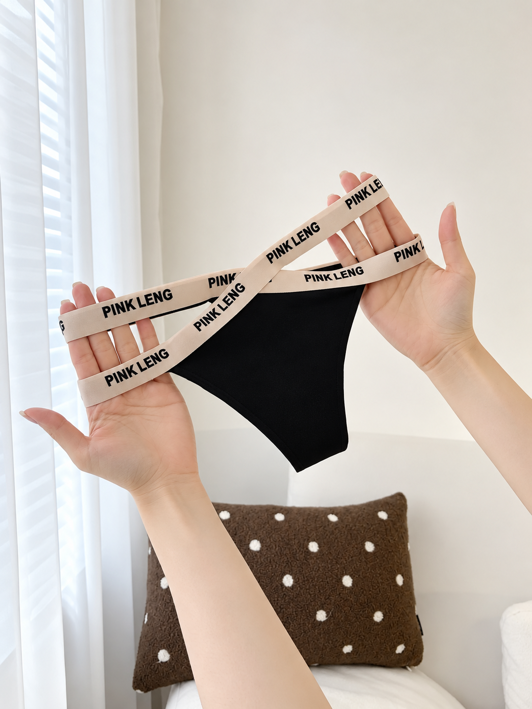 Pink Leng Everyday Chic Panties Bundle – Mixed Colors & Prints with Signature Logo Waistbands