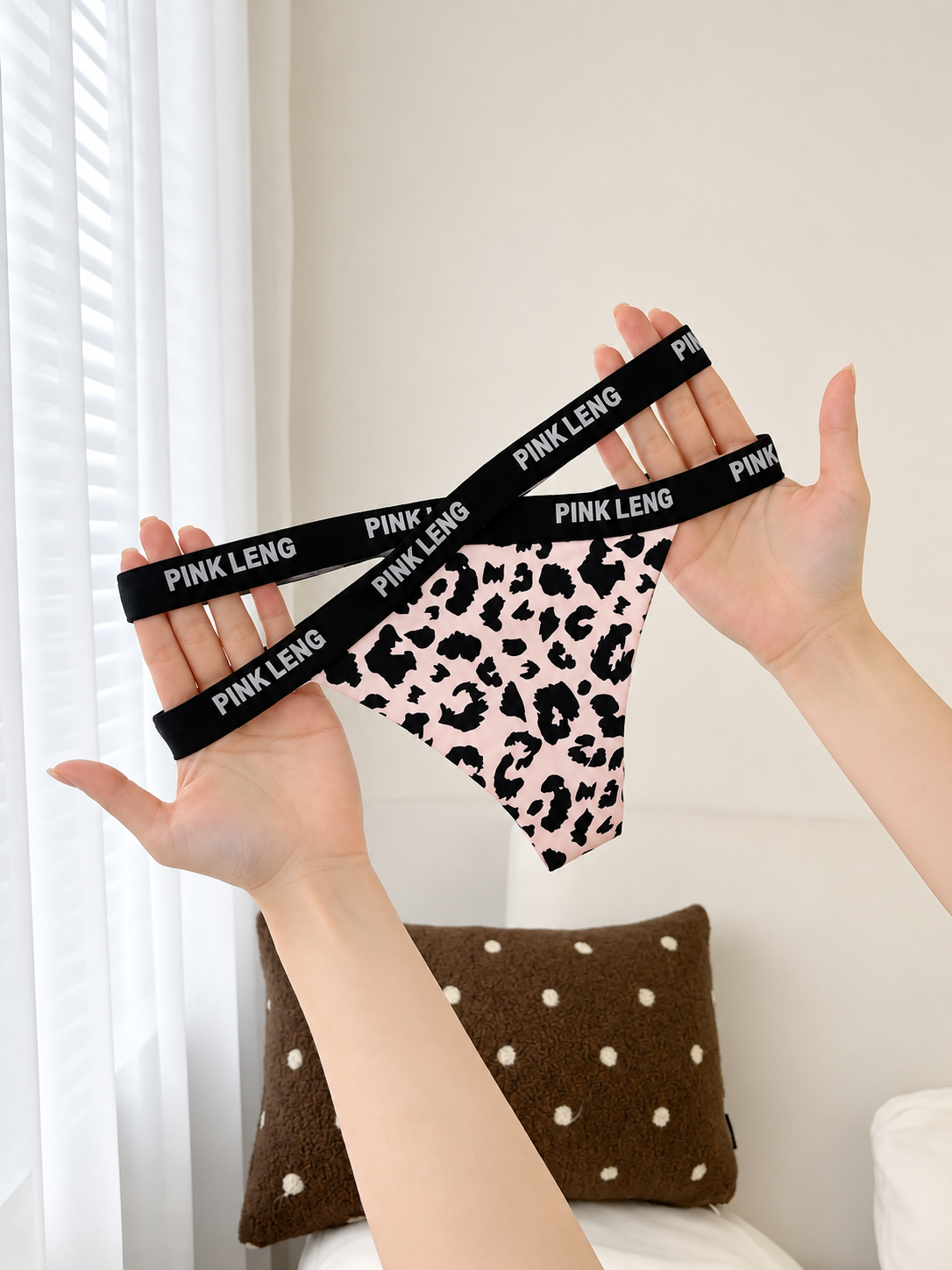 Pink Leng Everyday Chic Panties Bundle – Mixed Colors & Prints with Signature Logo Waistbands