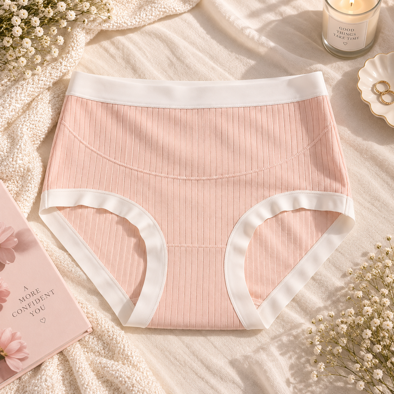 High-Waist Maternity Panties – Seamless, Breathable & Comfortable with Gentle Belly Support – Ideal for Pregnant Women