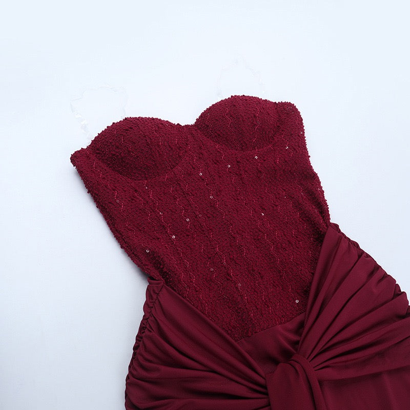 Women's Dress Fashion Backless Solid Slim Long Elegant Evening Dress Summer Ribbon Sequin Nightclub Sexy Cocktail Party Dresses