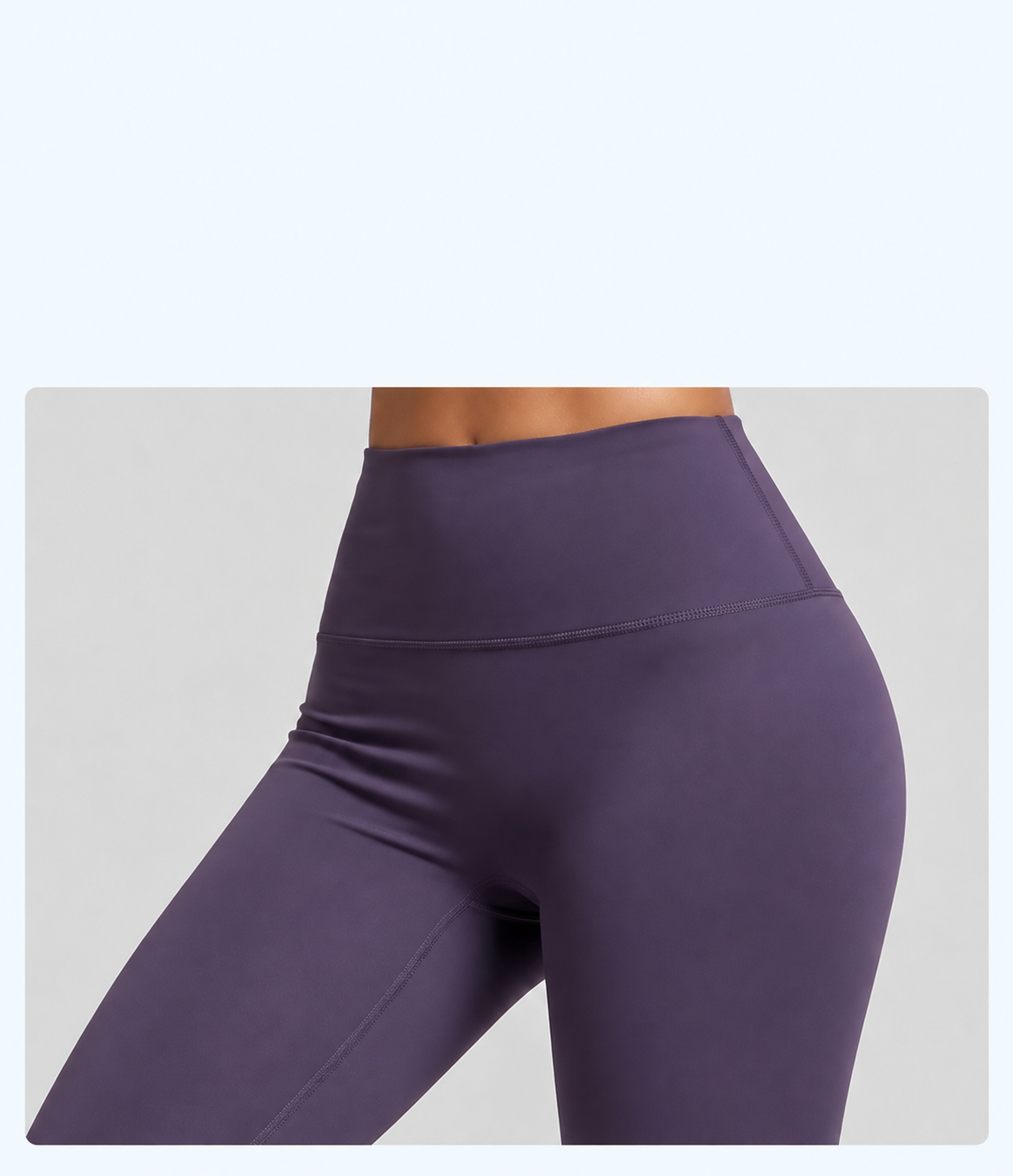 Women's  High-Waisted Fitness Leggings with Wide Supportive Waistband, Smooth Stretch Fabric, Body-Contouring Slim Fit & Full-Length Design – Yoga, Gym, Pilates & Everyday Activewear