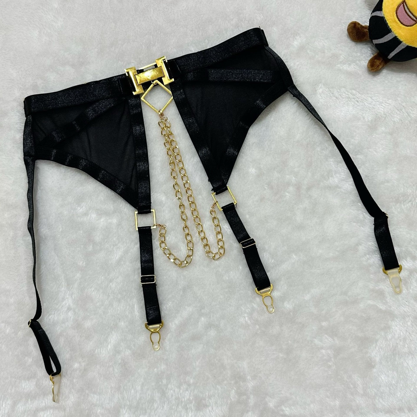 Sexy Set Hot Girl Mesh Patchwork Chain Nightclub Party Ball Solid Color Transparent Beach Vaction Pool Party Style Sexy Set