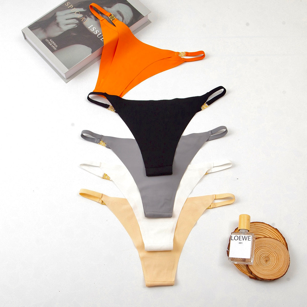 Underwear for Women Seamless Thin Belt Women's Panties Low-Rise Sexy BIkinis Briefs Female Lingerie Soild Fashion Underpants Hot