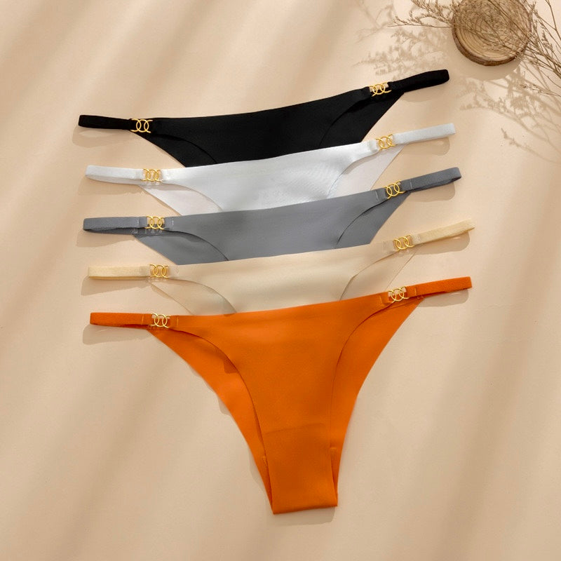 Underwear for Women Seamless Thin Belt Women's Panties Low-Rise Sexy BIkinis Briefs Female Lingerie Soild Fashion Underpants Hot