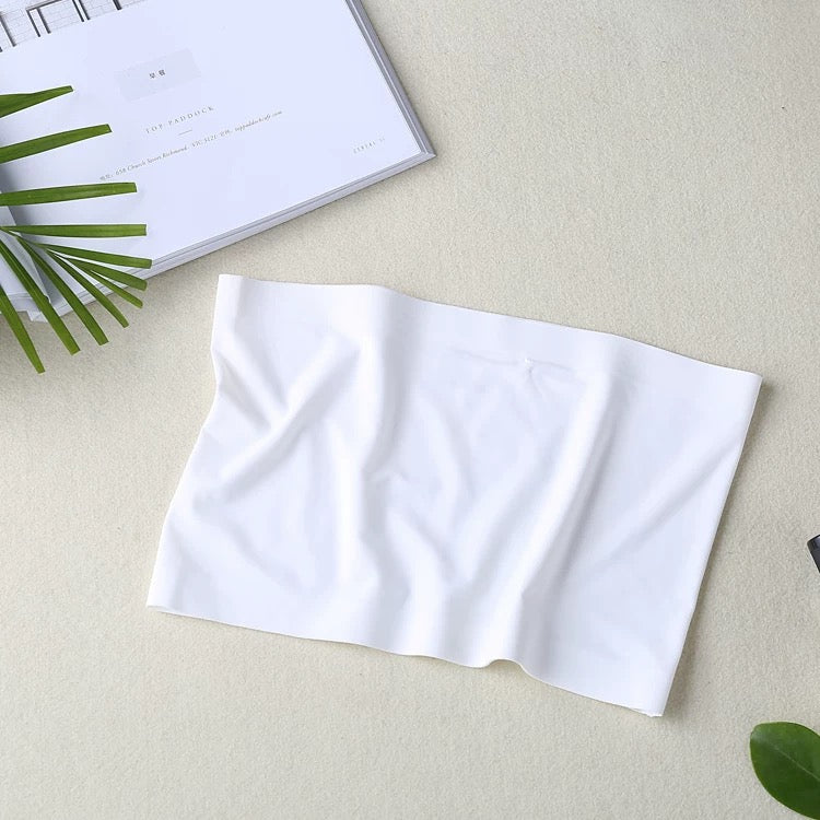 Summer Women Modal Bandeau Top Solid Breathable Strapless Bra Bandeau Soft Seamless Women Casual Tank Crop Tops