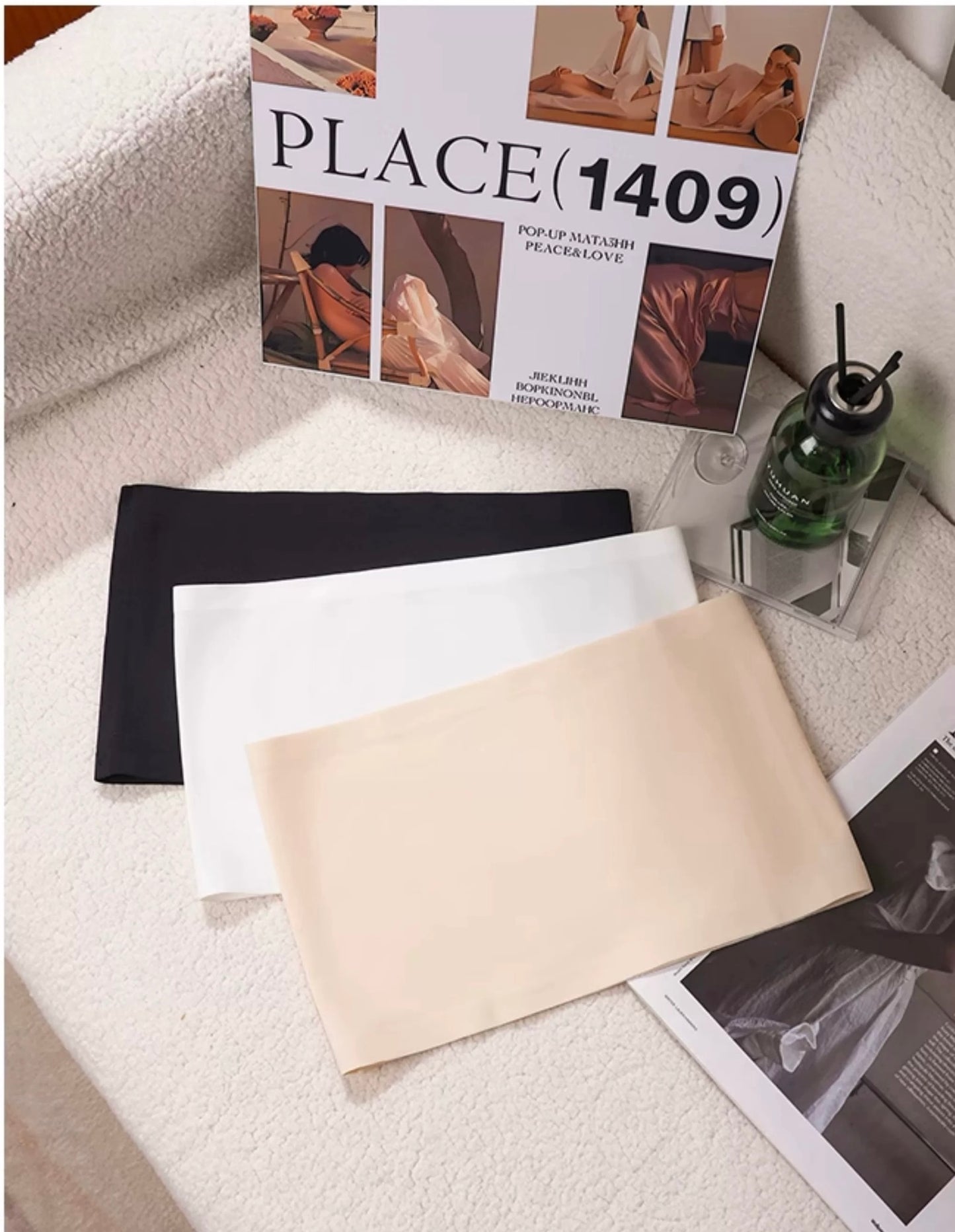 Summer Women Modal Bandeau Top Solid Breathable Strapless Bra Bandeau Soft Seamless Women Casual Tank Crop Tops