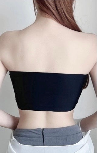 Summer Women Modal Bandeau Top Solid Breathable Strapless Bra Bandeau Soft Seamless Women Casual Tank Crop Tops