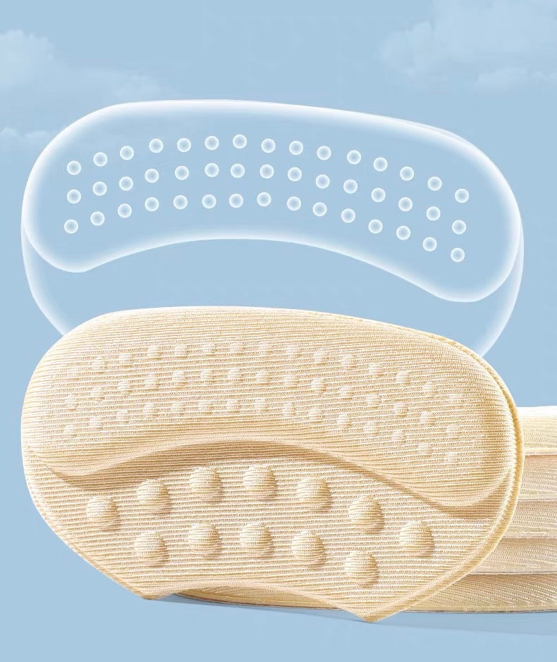 2pcs Shoe Heel Sticker Insoles Sports Shoes Adjust Size Heel Liner Grips Protector Sticker Pain Relief Patch Foot Back Sticker