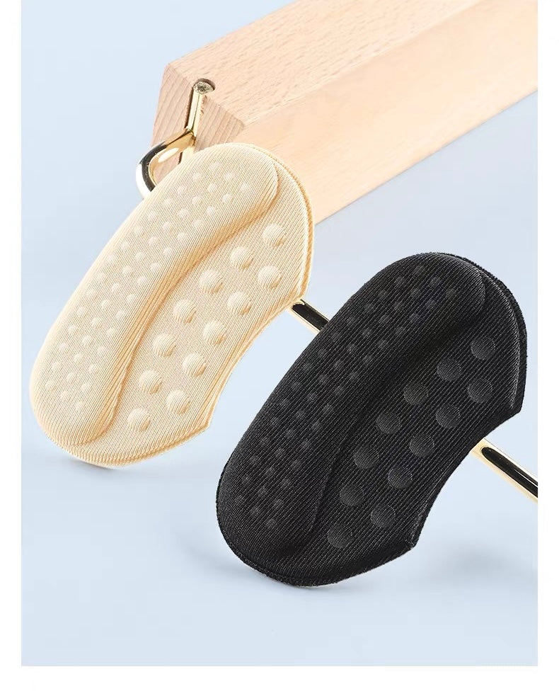 2pcs Shoe Heel Sticker Insoles Sports Shoes Adjust Size Heel Liner Grips Protector Sticker Pain Relief Patch Foot Back Sticker