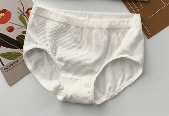Cotton Women's Panties Fashion Striped Breathable Underwear Female Simple Comfortable Briefs Sports Intimate Lingerie