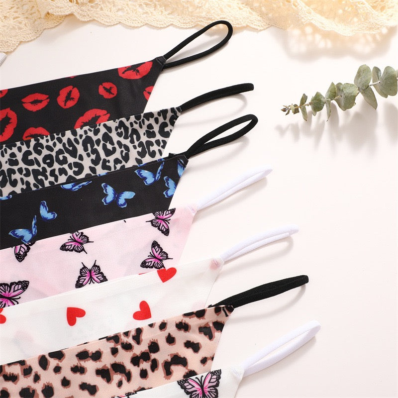 Seamless Women Panties Sexy Low Rise Butterflies Leopard Bikini Briefs Female Ice Silk No Trace Underwear Soft Lingerie