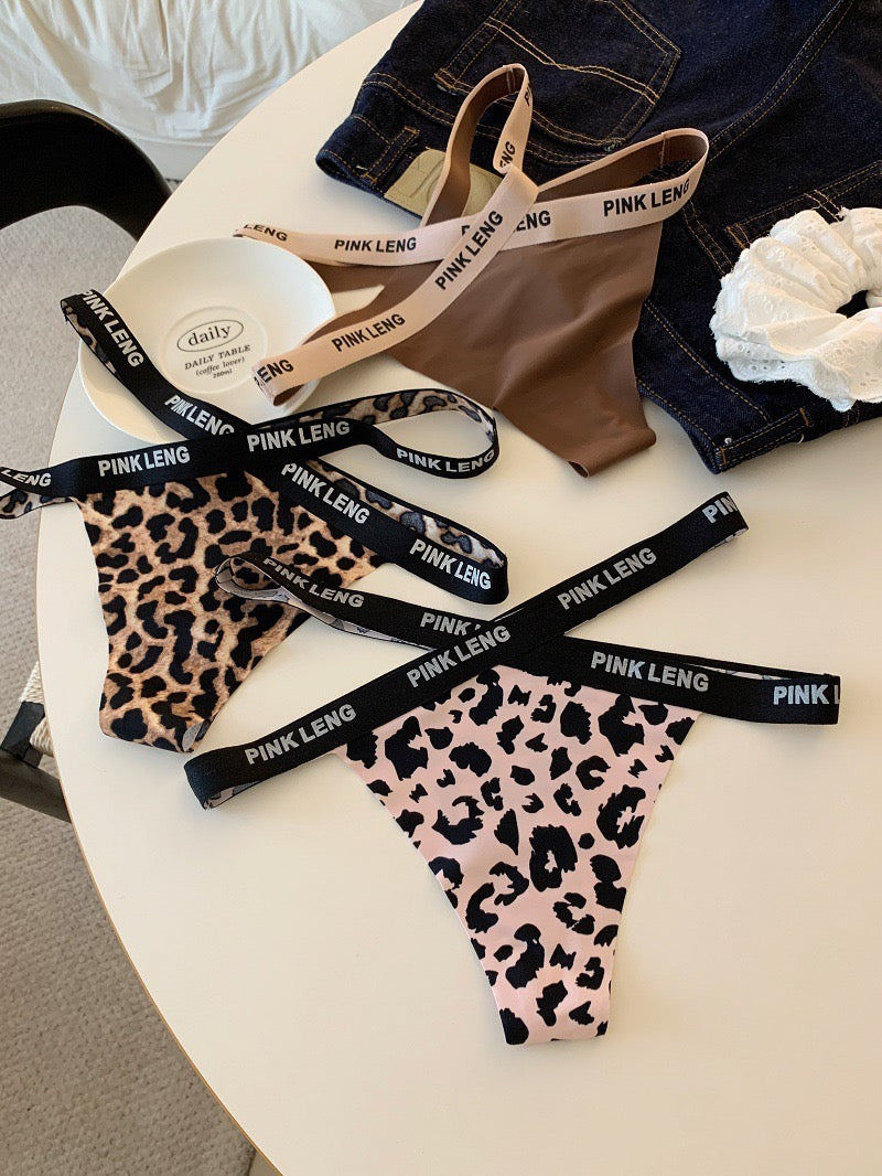 Pink Leng Everyday Chic Panties Bundle – Mixed Colors & Prints with Signature Logo Waistbands