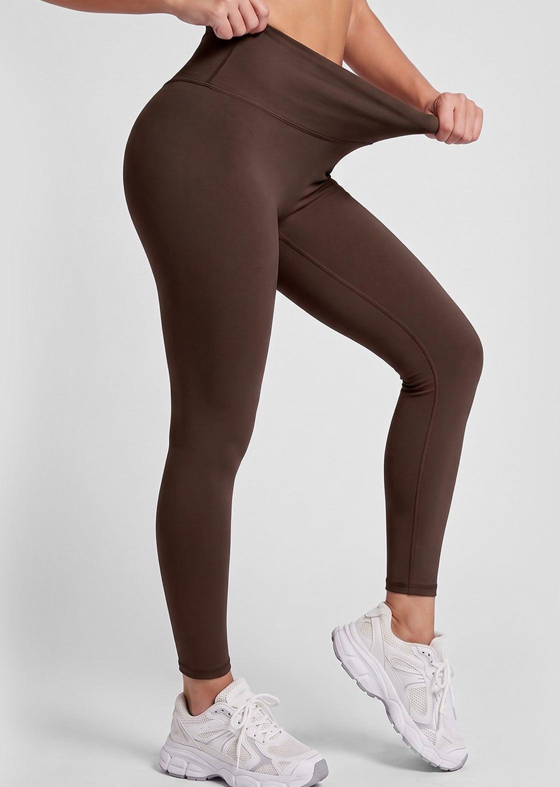 Women's  High-Waisted Fitness Leggings with Wide Supportive Waistband, Smooth Stretch Fabric, Body-Contouring Slim Fit & Full-Length Design – Yoga, Gym, Pilates & Everyday Activewear