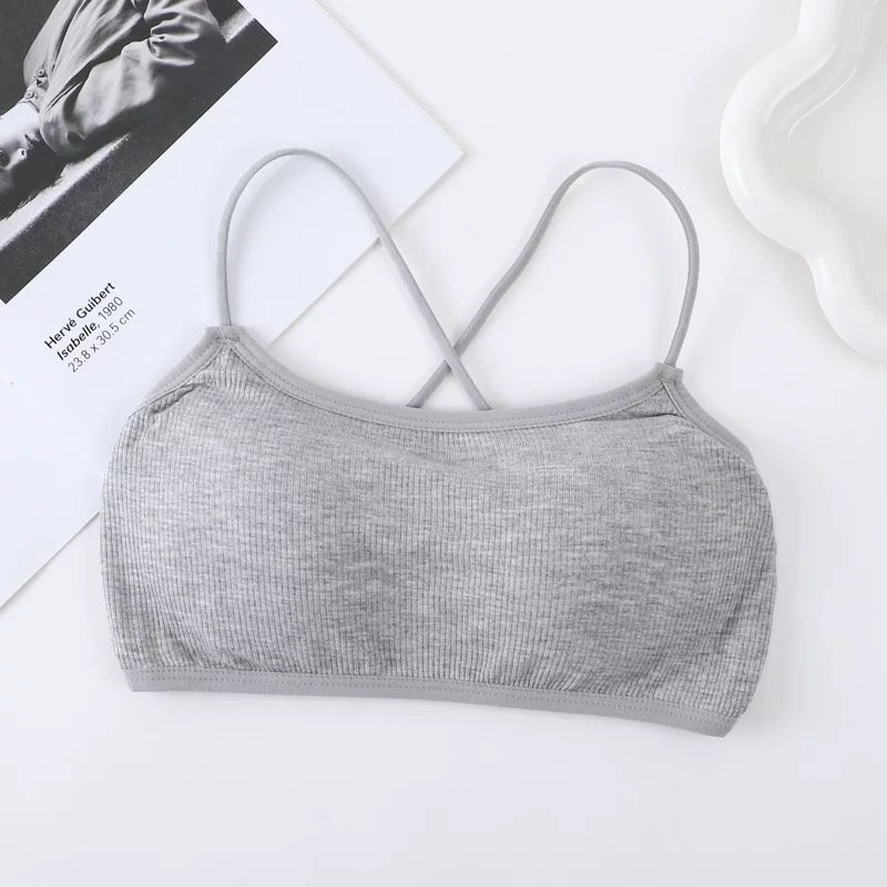 Women Top – Cross Strap Thin Crop Top Brassiere – Breathable Beauty Back Bras Camisole