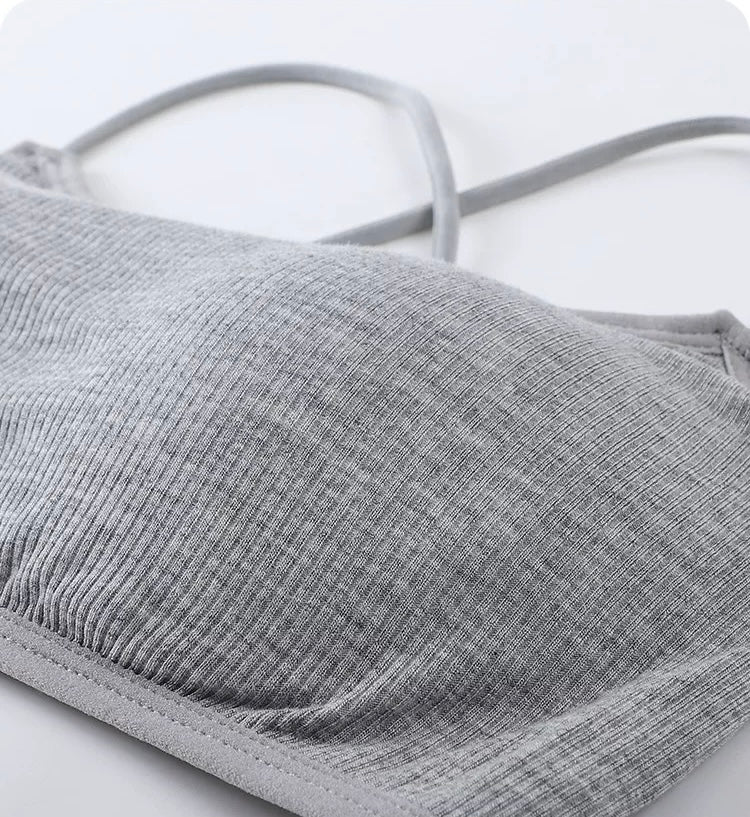 Women Top – Cross Strap Thin Crop Top Brassiere – Breathable Beauty Back Bras Camisole