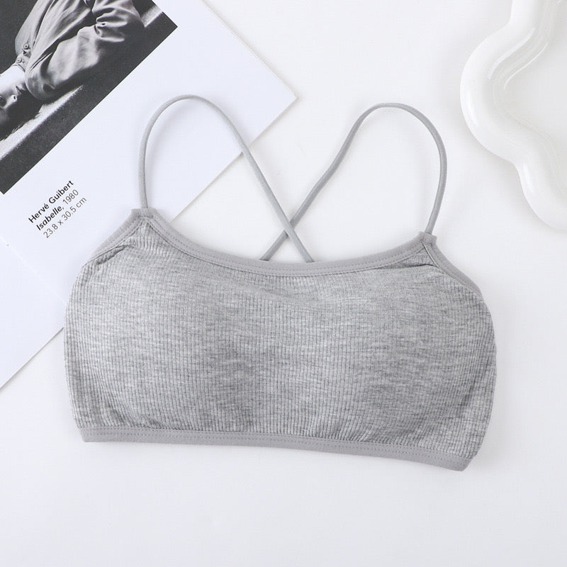 Women Top – Cross Strap Thin Crop Top Brassiere – Breathable Beauty Back Bras Camisole