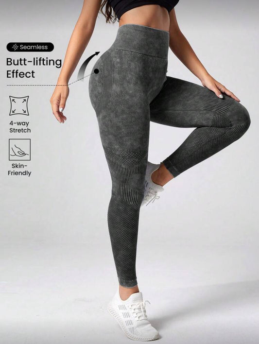 Women Seamless High Waist Push Up Fitness Leggings – Scrunch Butt Yoga Pants for Gym & Workout