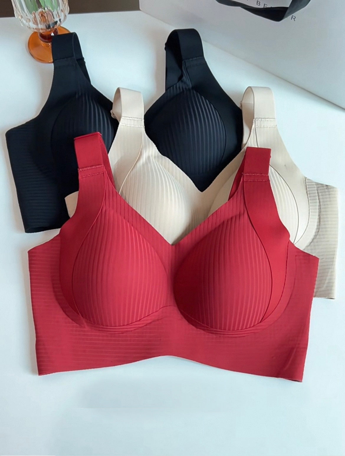 Women's Bra for Large Breasts Trace-Free Comfort No Steel Rings Bras Underwear for Women Ropa Interior De Mujer