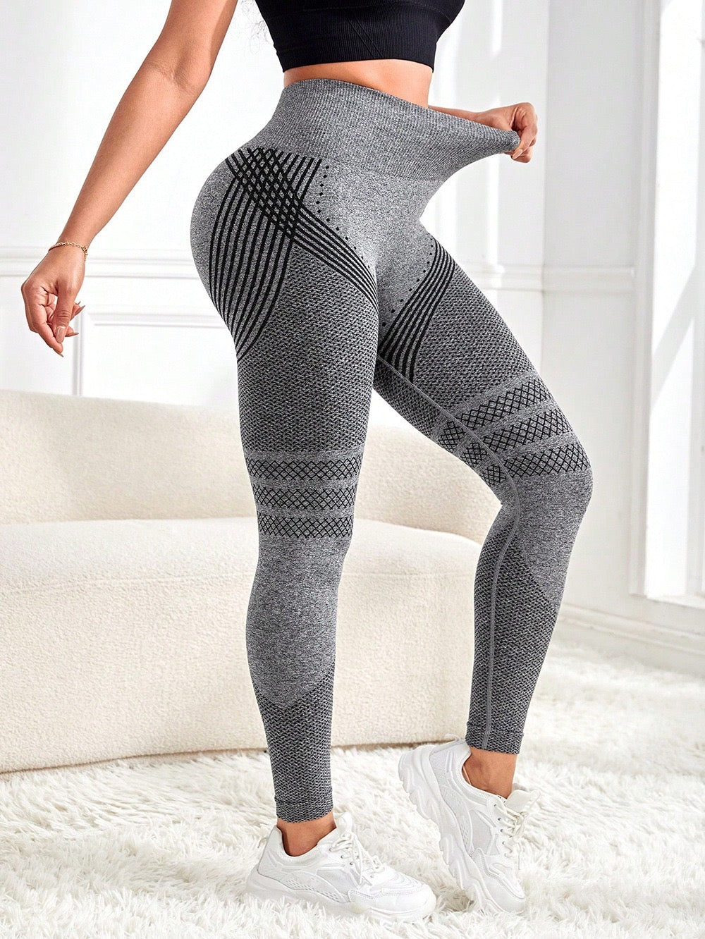 Women Seamless High Waist Push Up Fitness Leggings – Scrunch Butt Yoga Pants for Gym & Workout