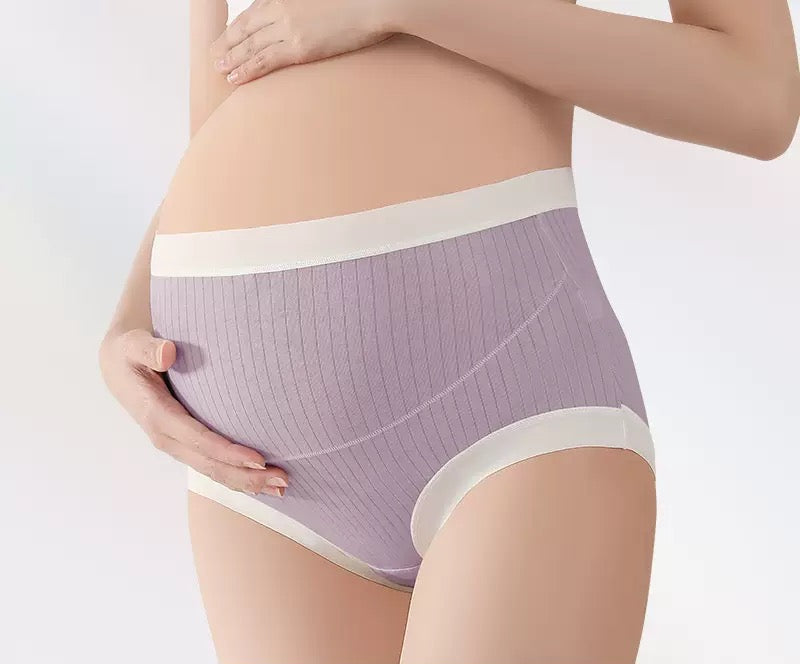 High-Waist Maternity Panties – Seamless, Breathable & Comfortable with Gentle Belly Support – Ideal for Pregnant Women