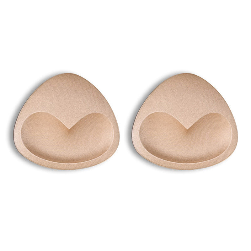 Sticky Bra Thicker Sponge Bra Silicon Pads Breast Push Up Enhancer Removeable Adding Inserts Cups Invisible Lift Up Bra for Women