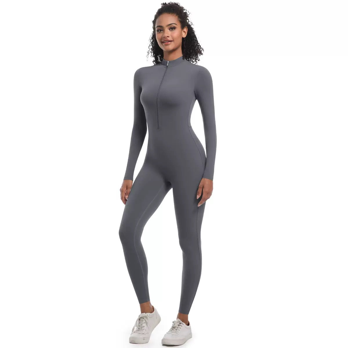 Sports Jumpsuits Women's Tracksuit One-Piece Fitness Suit  Gym Sets Long Sleeves  Exercise Bodysuit Woman