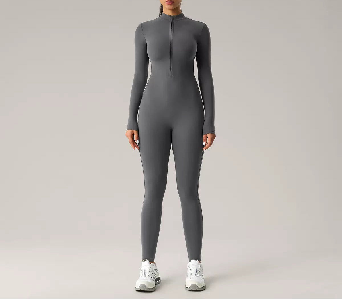 Sports Jumpsuits Women's Tracksuit One-Piece Fitness Suit  Gym Sets Long Sleeves  Exercise Bodysuit Woman
