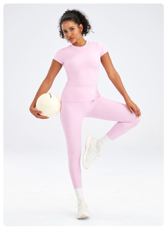 Sports Set Women Two-piece Tight Quick Drying Hip Lifting Workout Clothes Outdoor Sports Yoga Set