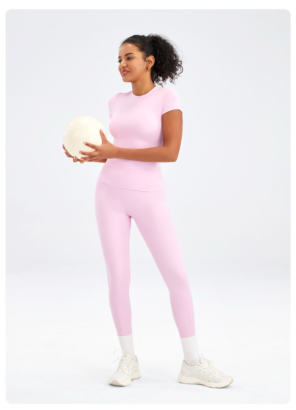 Sports Set Women Two-piece Tight Quick Drying Hip Lifting Workout Clothes Outdoor Sports Yoga Set