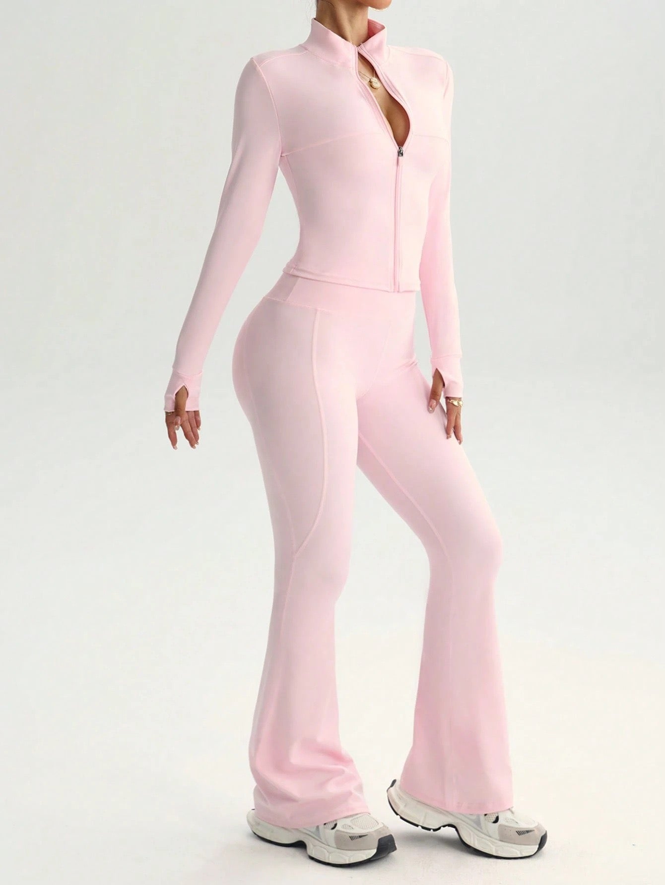Sports Jumpsuits Women's Tracksuit One-Piece Fitness Suit  Gym Sets Long Sleeves  Exercise Bodysuit Woman
