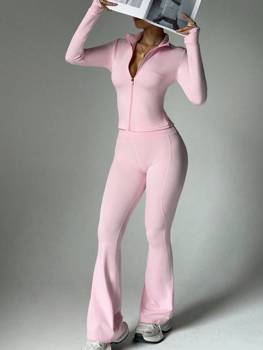 Sports Jumpsuits Women's Tracksuit One-Piece Fitness Suit  Gym Sets Long Sleeves  Exercise Bodysuit Woman