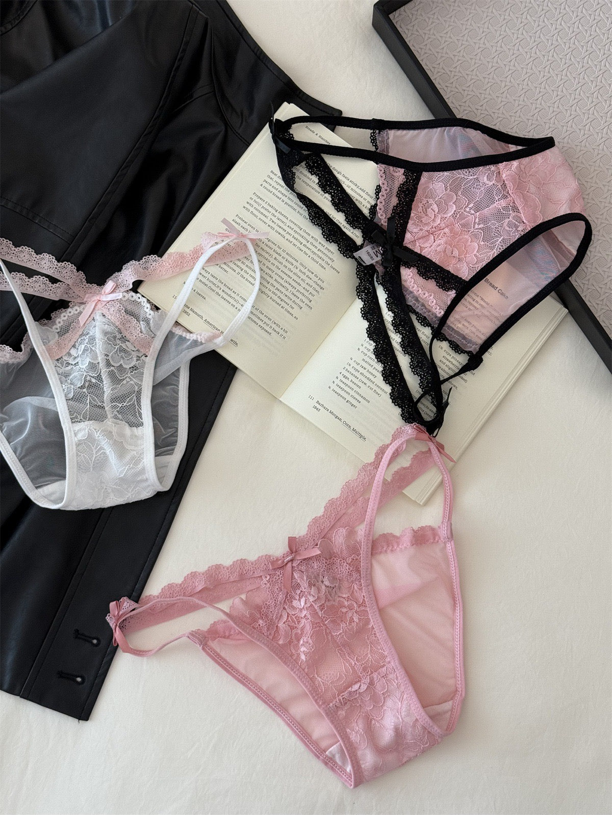 Sexy Lace Panties Cute Bowknot Lace Underwear With Butt Lifting & Breathable Design Wholesale