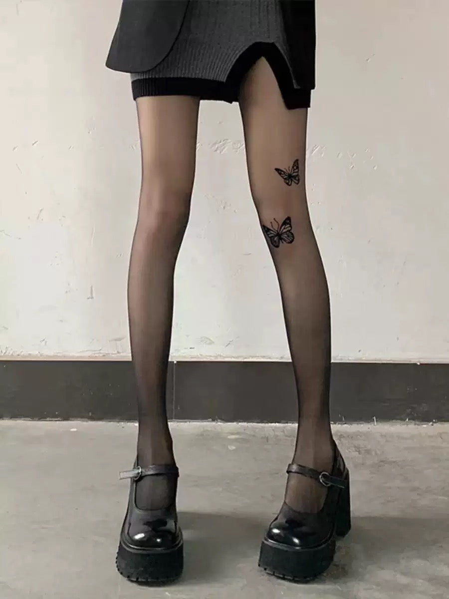 Sexy  Women Lady Fishnet hoise Pantyhose Tights, Butterfly pattern