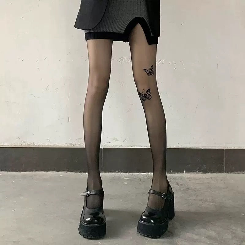 Sexy  Women Lady Fishnet hoise Pantyhose Tights, Butterfly pattern