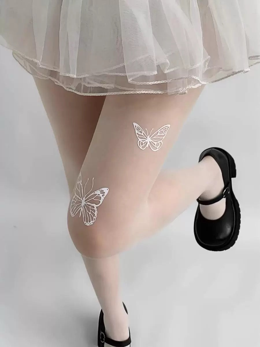 Sexy  Women Lady Fishnet hoise Pantyhose Tights, Butterfly pattern