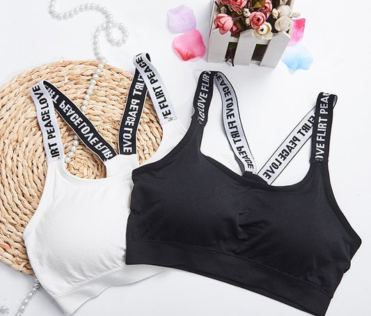 New Seamless Sling Beauty Back Bra Underwear Sports Underwear Sports Bra Tube Top Yoga Vest