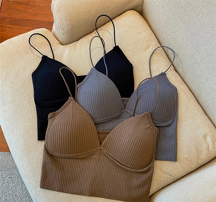 Seamless Tube Top Ice Silk Sexy Wrap Chest For Women Push Up Bras Strapless Underwear Solid Color Bralette