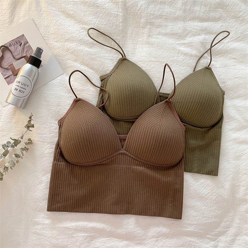 Seamless Tube Top Ice Silk Sexy Wrap Chest For Women Push Up Bras Strapless Underwear Solid Color Bralette