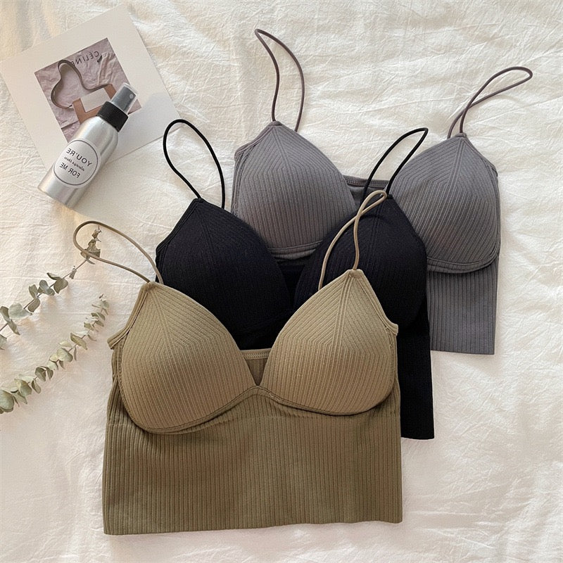 Seamless Tube Top Ice Silk Sexy Wrap Chest For Women Push Up Bras Strapless Underwear Solid Color Bralette