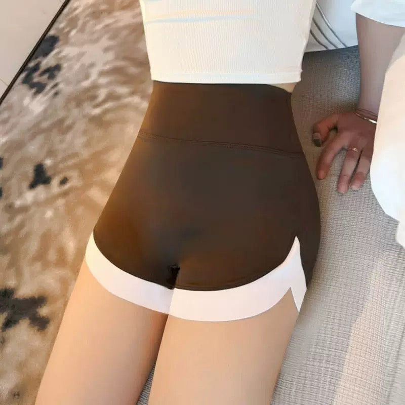 New Seamless Sports Shorts Breathable High Waist Yoga Safety Pants Quick Drying   Body Shaping