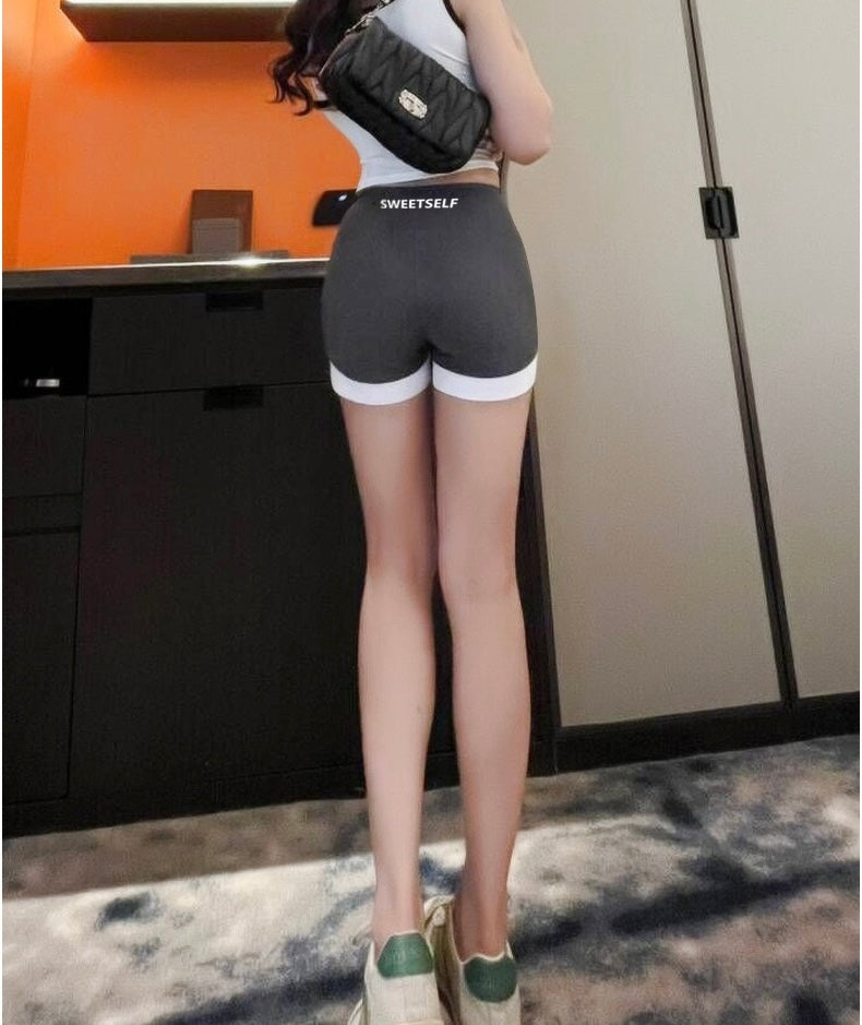 New Seamless Sports Shorts Breathable High Waist Yoga Safety Pants Quick Drying   Body Shaping