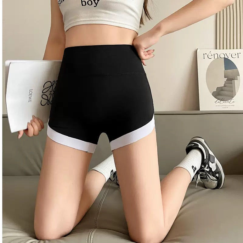 New Seamless Sports Shorts Breathable High Waist Yoga Safety Pants Quick Drying   Body Shaping