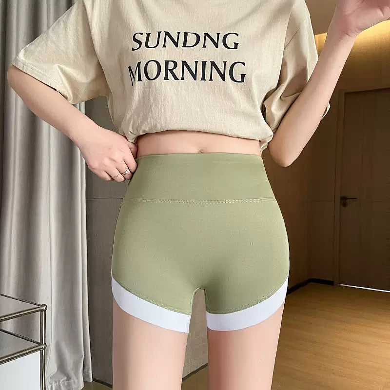 New Seamless Sports Shorts Breathable High Waist Yoga Safety Pants Quick Drying   Body Shaping