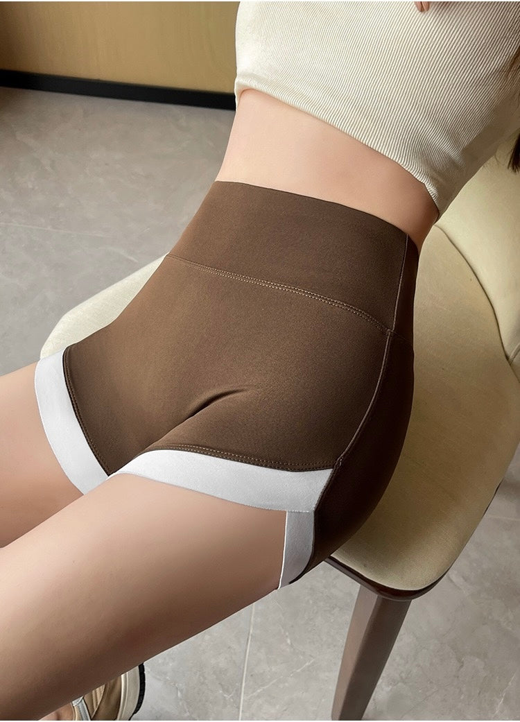 New Seamless Sports Shorts Breathable High Waist Yoga Safety Pants Quick Drying   Body Shaping