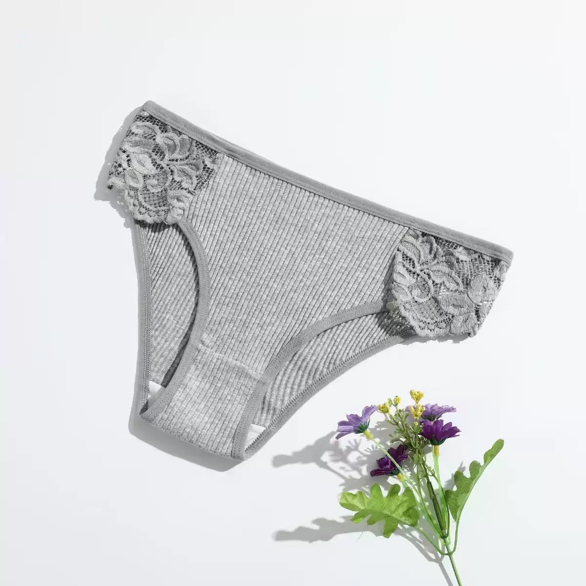 Sexy Women's Cotton Panties Hip Lift Hollow Out Briefs Mid Waist Female Comfort Breathable Underpants Solid Lady Lingerie