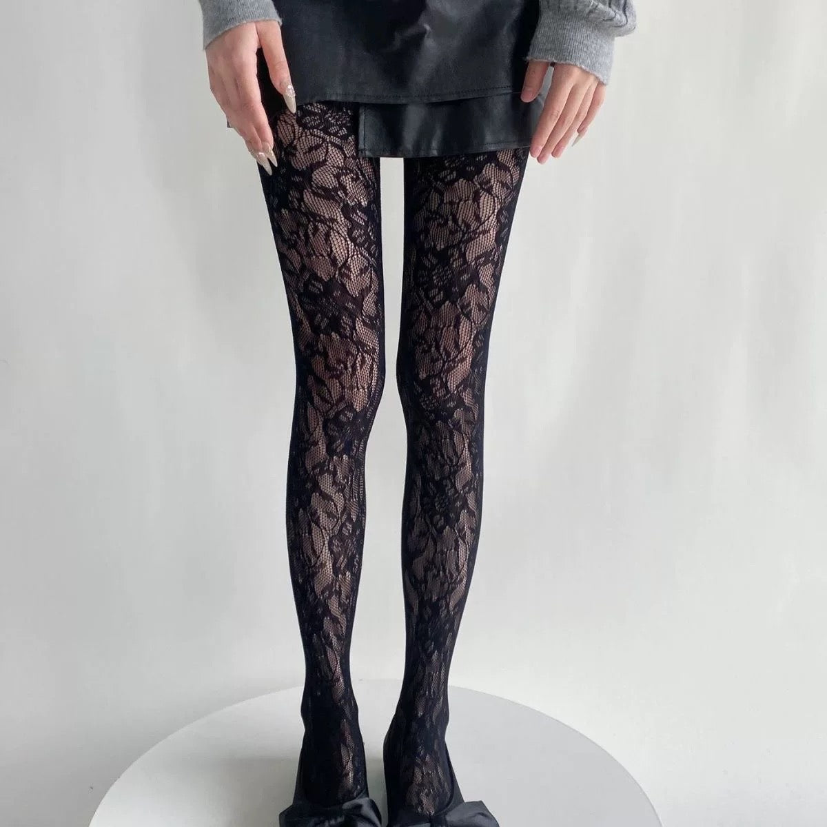 Women’s Sexy Retro Striped Tights – Hollow Out Pantyhose, Super Stretchy Spring & Autumn Leggings Stockings